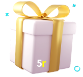 Receba seus bônus de boas-vindas no 5r